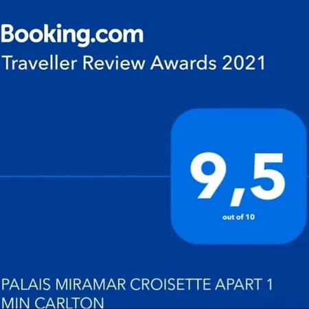 Palais Miramar Croisette 1 Min Carlton Apartmán